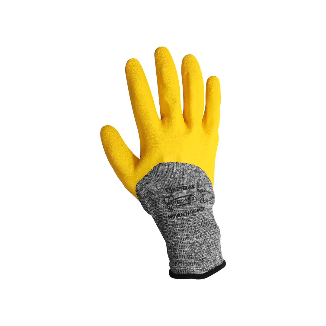 دستکش ضد برش پلی استر لاتکس طبیعی 3/4 | KLG-1752 1