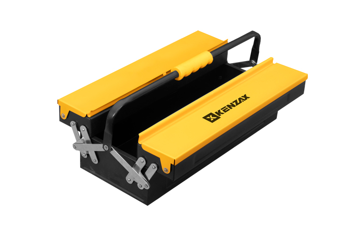 جعبه ابزار اتومات فلزی دو طبقه 40 سانت | KTB-1402 5