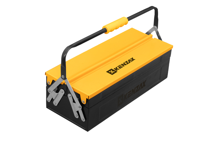جعبه ابزار اتومات فلزی دو طبقه 40 سانت | KTB-1402 1