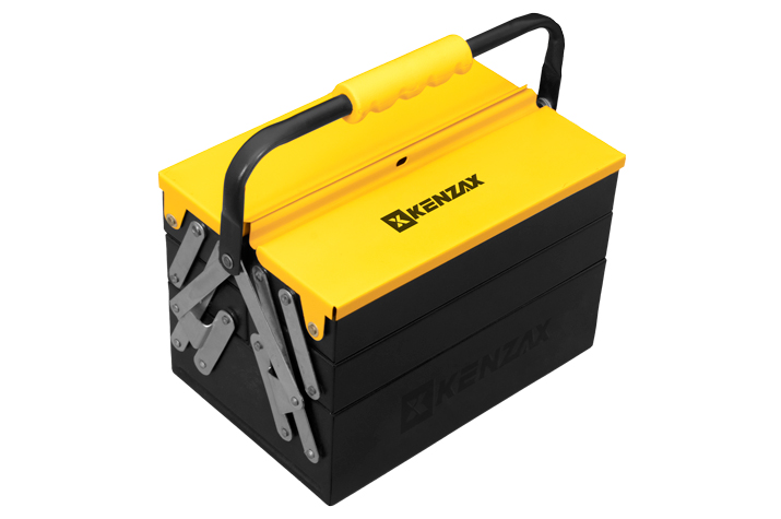 جعبه ابزار اتومات فلزی سه طبقه 30 سانت | KTB-1303 1