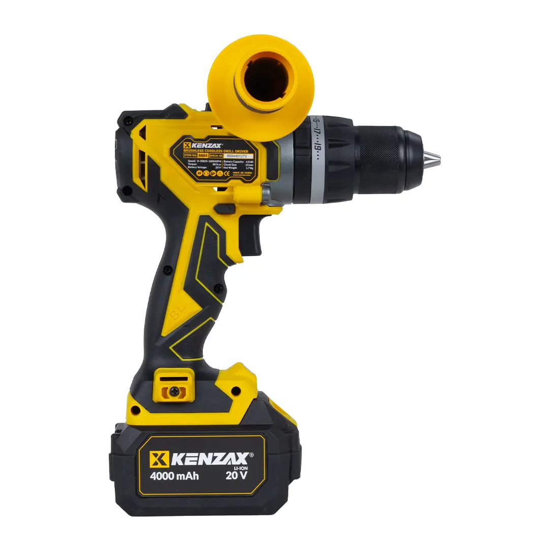 دریل پیچ گوشتی شارژی 20 ولت دوسرعته چکشی 80 نیوتن متر دو باتری | 8884 7