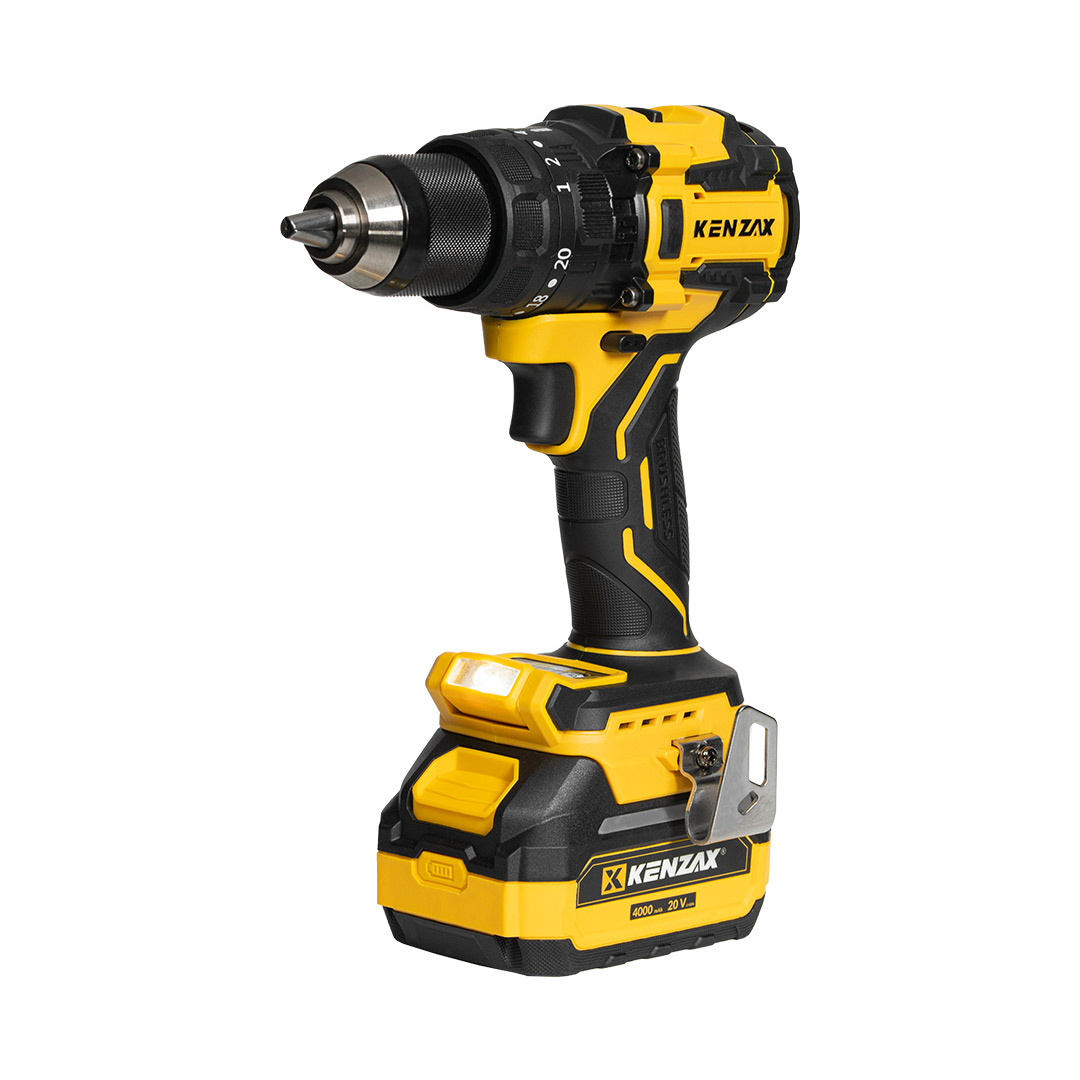 دریل پیچ گوشتی شارژی براشلس ۲۰ ولت چکشی | 8898 9