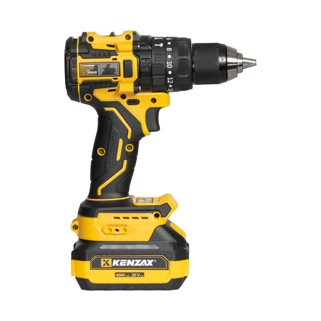 دریل پیچ گوشتی شارژی براشلس ۲۰ ولت چکشی | 8898 10