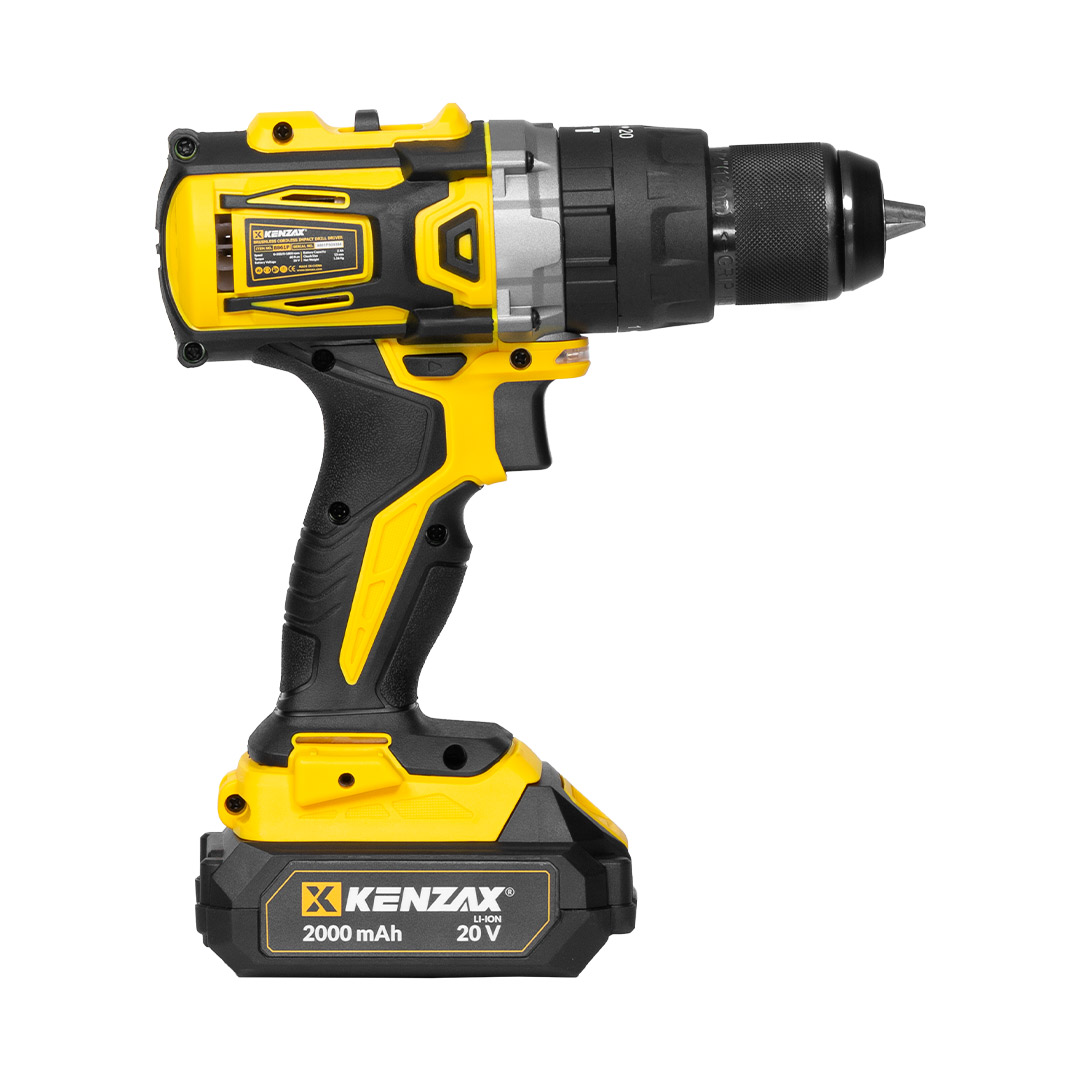 دریل پیچ گوشتی شارژی براشلس ۲۰ ولت چکشی ۶۰ نیوتن متر | 8861P 7